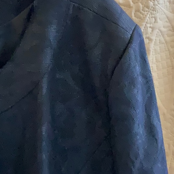 Navy jacket, Talbots 18w - Picture 3 of 3